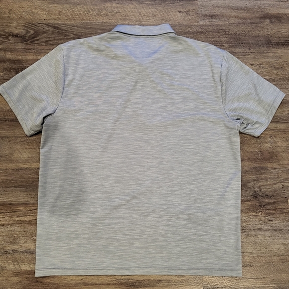 Move Performance Apparel EYTON MEN'S SHORT SLEEVE FRENCH BLUE POLO - Picture 4 of 9